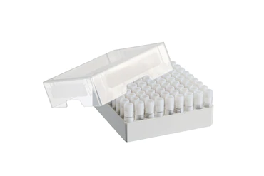 艾本德儲存盒 9 × 9, 可放置 81  個螺旋蓋（凍存）管， 1  –  2  mL，3  件，高 53  mm，2  英寸，聚丙烯材料，可耐受最低 -86  °C，可高溫高壓滅菌，帶蓋子并具有數